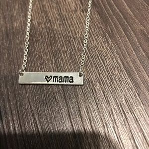 Mama Engraved Pendant Necklace. Mother’s Day. New